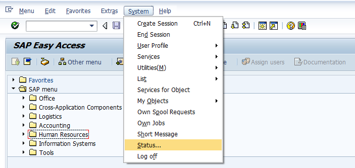 How to check sap version in sap gui